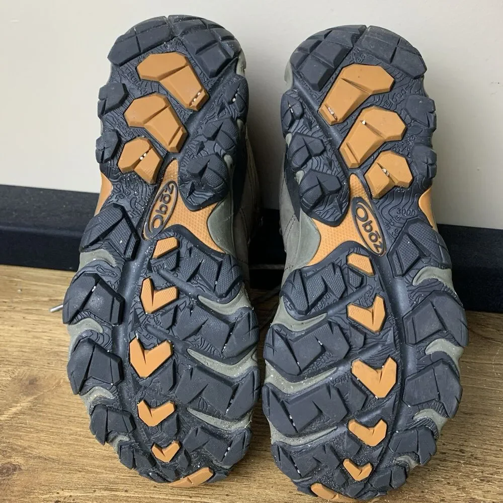 Oboz Boots Men Size 10.5 Brown Bridger Bdry Insulated Waterproof Hiking